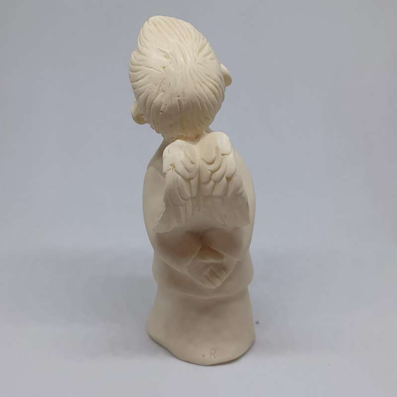 Vintage Gino Ruggeri Singing Boy Angel Figurine, Bianchi Made in ITALY
