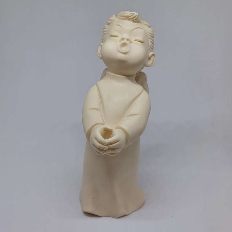 Vintage BIANCHI G. RUGGERI Singing Angel Figurine Made In ITALY