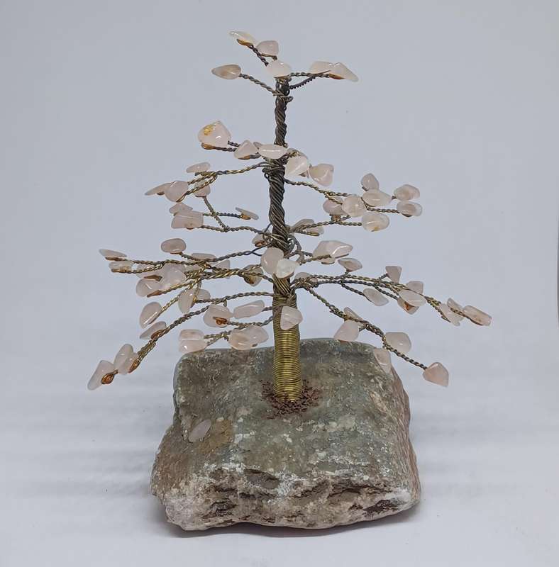 Rose Quartz Crystal Tree
