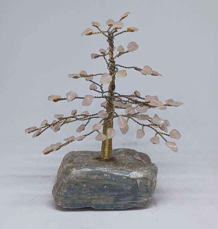Rose Quartz Crystal Tree