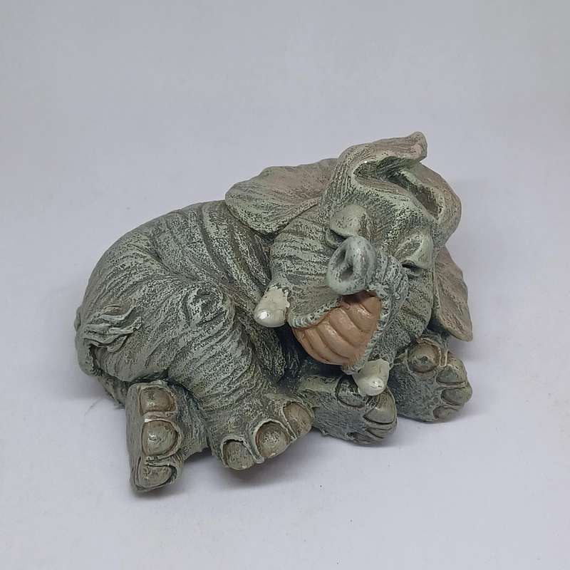 Vintage 1999 Sealmark sleeping Elephant figurine