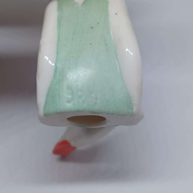 Art Deco porcelain figurine of a "Bathing Beauty" or "Bathing Belle"