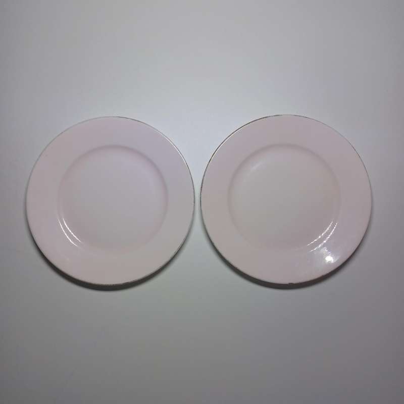Vintage Shelley Bone China side plates x 2
