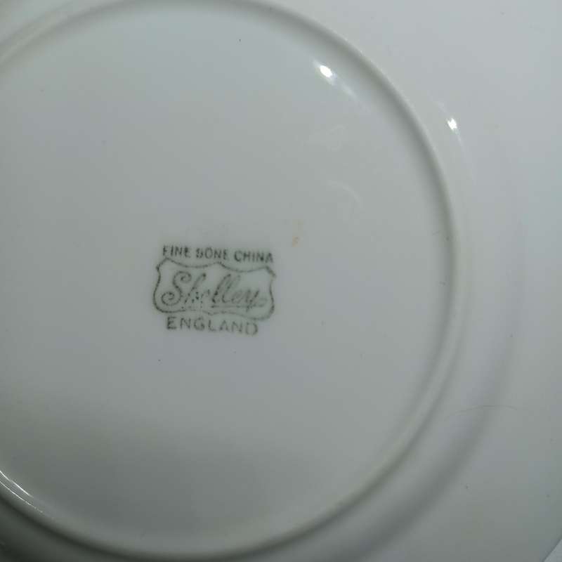 Vintage Shelley Bone China side plates x 2