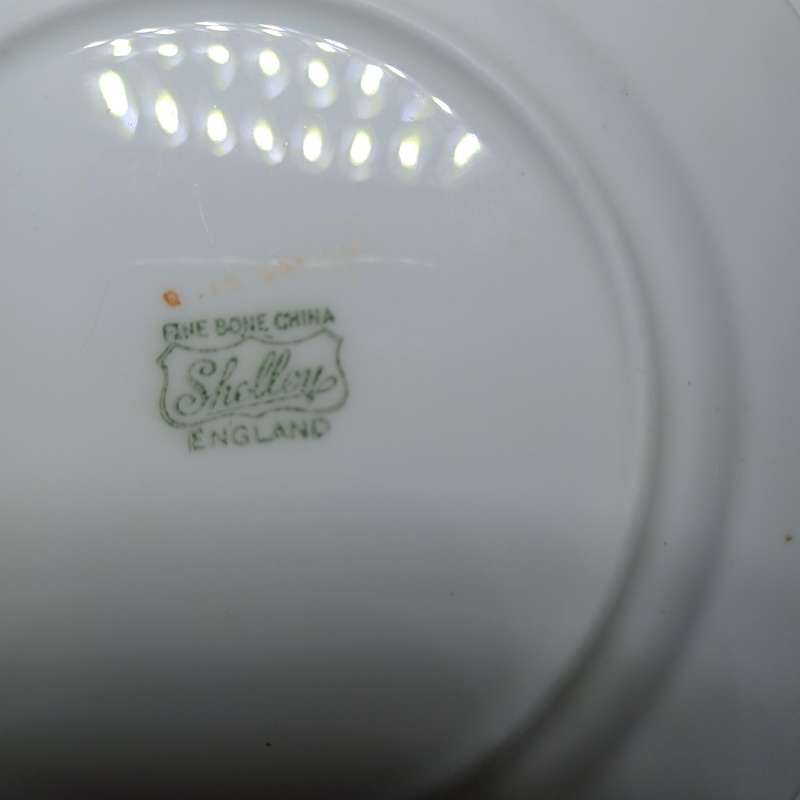 Vintage Shelley Bone China side plates x 2