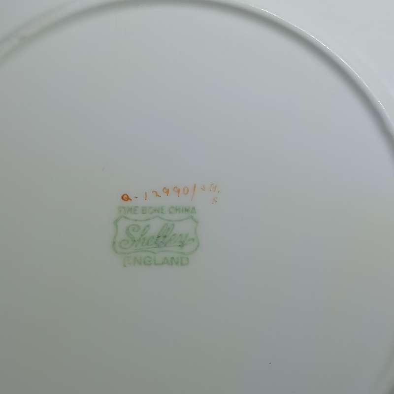 Vintage Shelley Fine Bone China plates x2