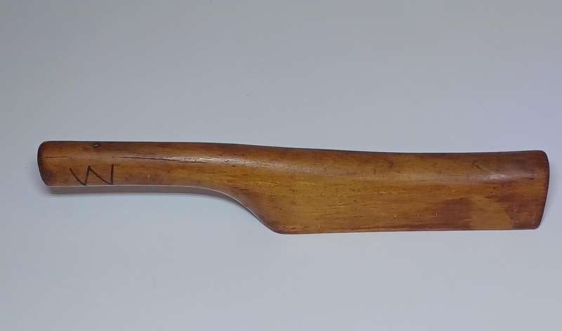Vintage boxwood plumbers lead dressing tool