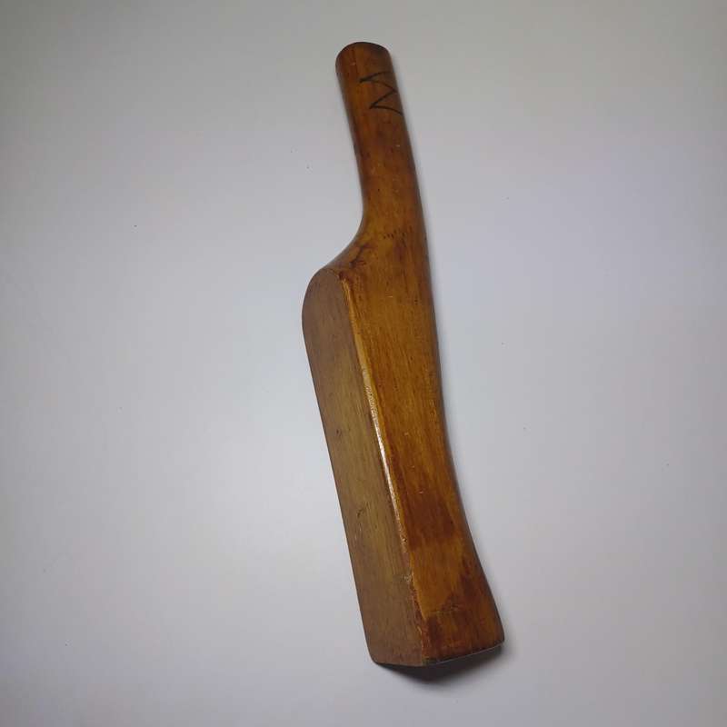 Vintage boxwood plumbers lead dressing tool