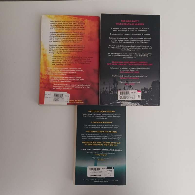 Kellerman family - Jesse Kellerman and Jonathan Kellerman Bundle 3 books