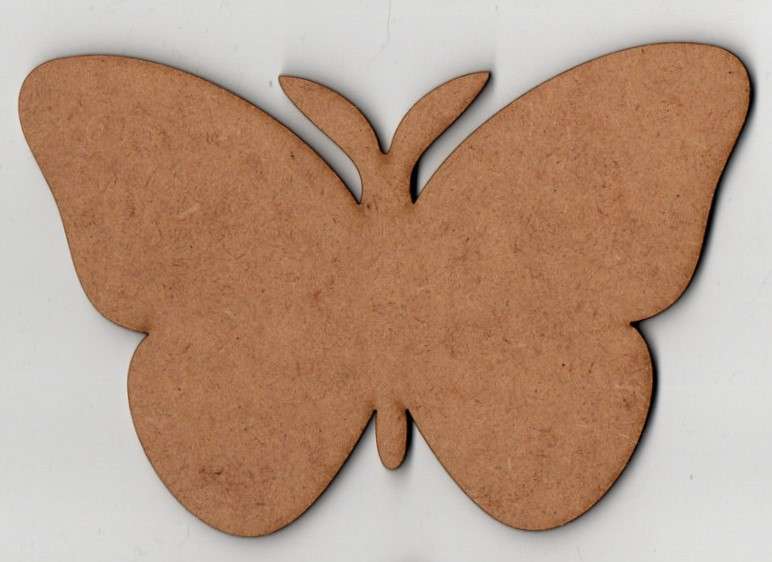 Butterfly Cut Out Shape