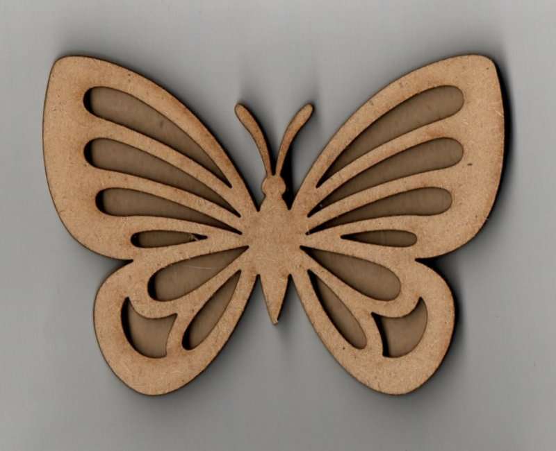 Cut Out Shape - Butterfly double layer
