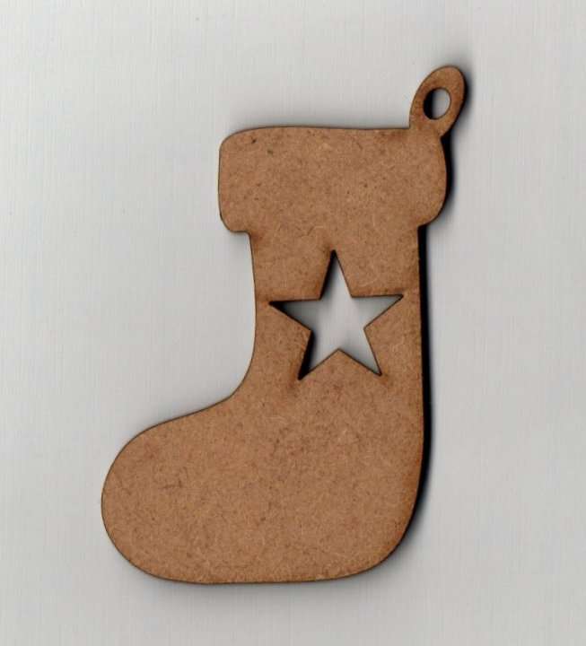 Cut Out Shape - Christmas Stocking