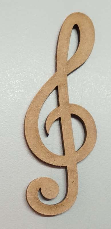Cut Out Shape - Music Note
