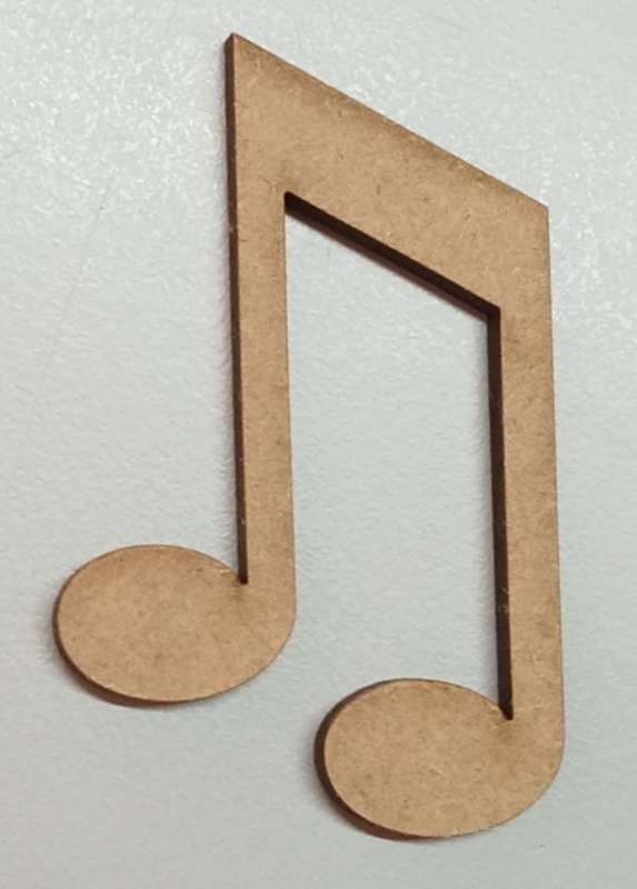 Cut Out Shape - Music Note