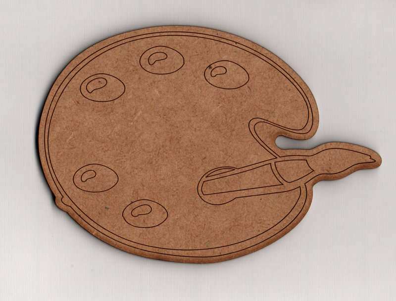 Cut Out Shape - Artist palette