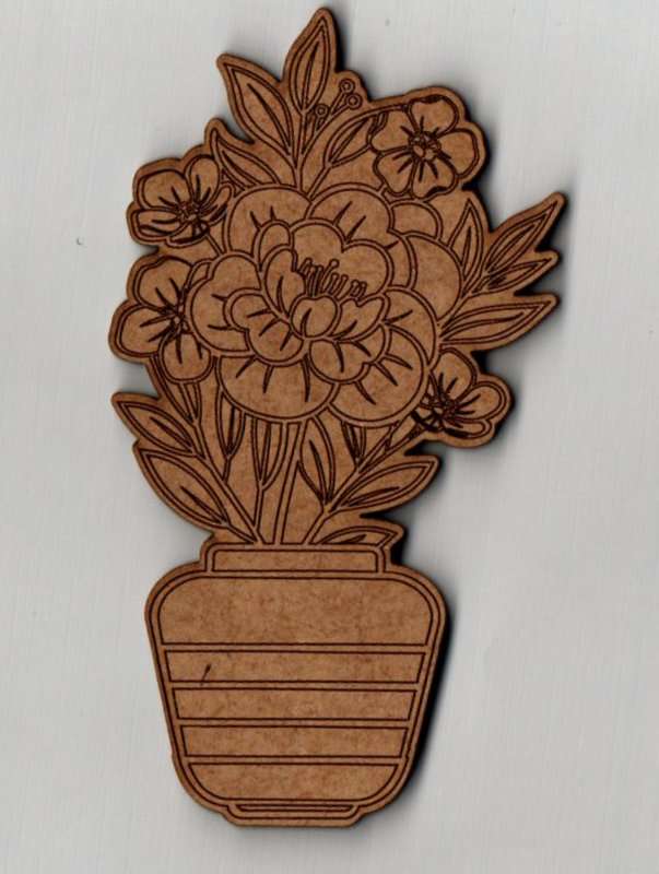 Cut Out Shape - Flower Pot