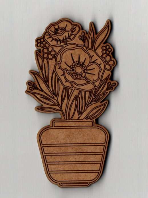 Cut Out Shape - Flower Pot
