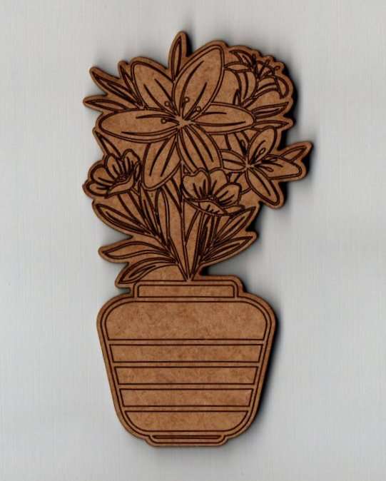 Cut Out Shape - Flower Pot