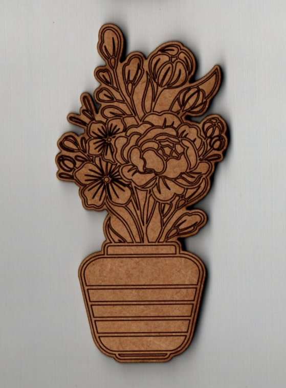 Cut Out Shape - Flower Pot