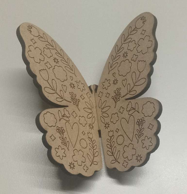 Cut Out Shape -3d Butterly