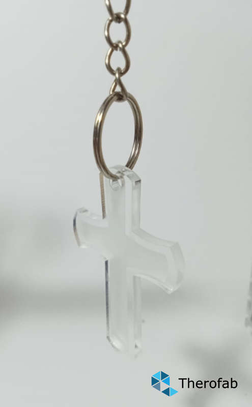 Cross keychain - cross shape