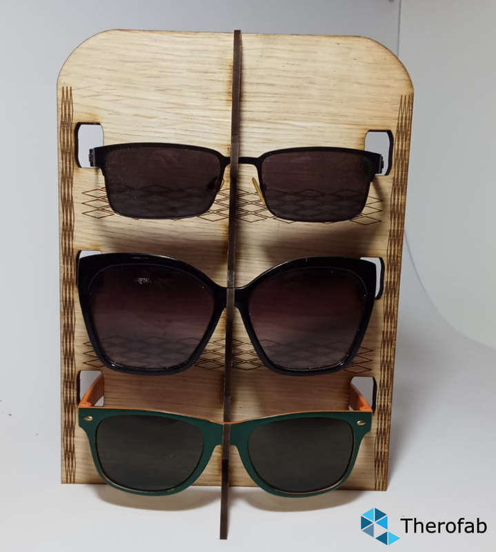 Wooden Sunglasses stand