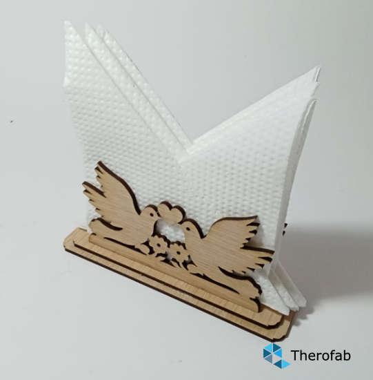 Wooden Serviette holder