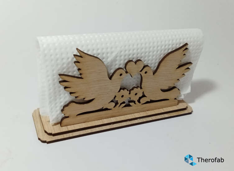 Wooden Serviette holder
