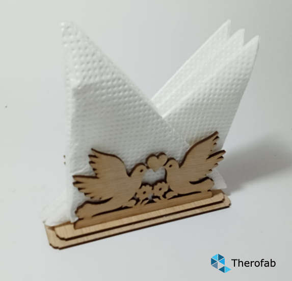 Wooden Serviette holder
