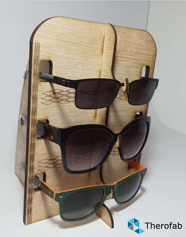 Wooden Sunglasses stand