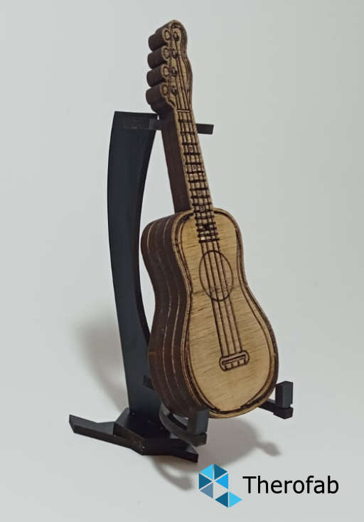Guitar pick box with stand - Acoustic 2