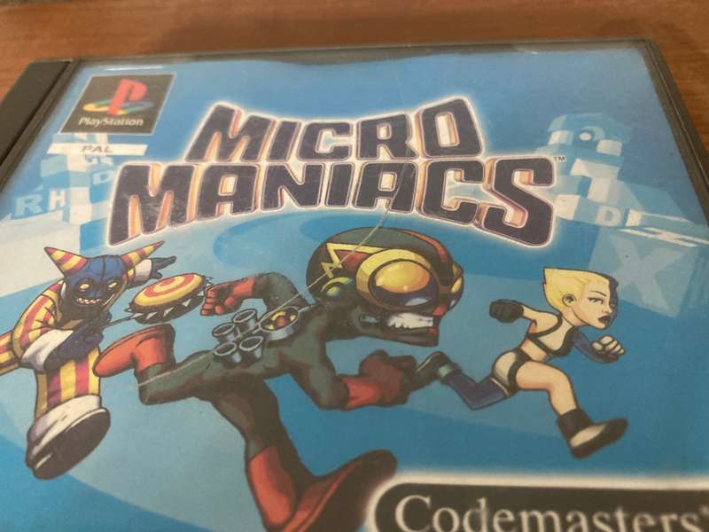 Micro Maniacs - PlayStation 1 (PS1) - Black Label - PAL - CIB