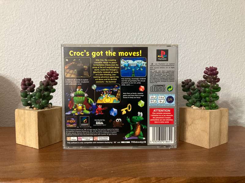Croc: Legend of the Gobbos - PlayStation 1 (PS1) - Platinum - PAL - CIB