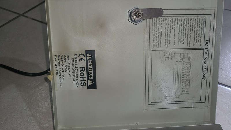 18 channel CCTV power box supply