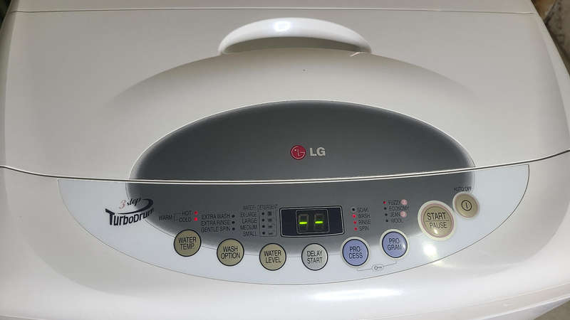 10kg LG turbo drum top Loader Washing Machine