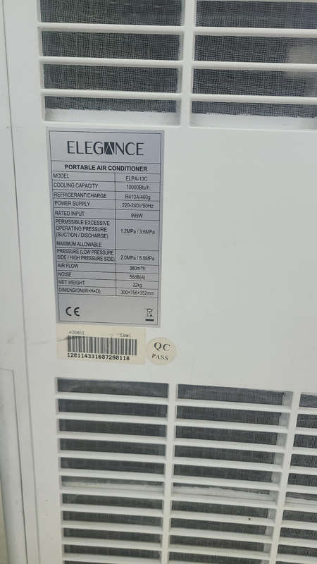 Elegance Portable Air Conditioner