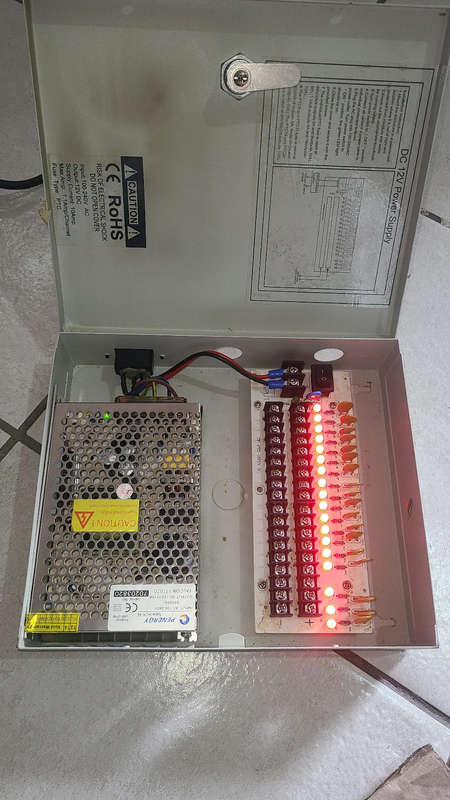 18 channel CCTV power box supply