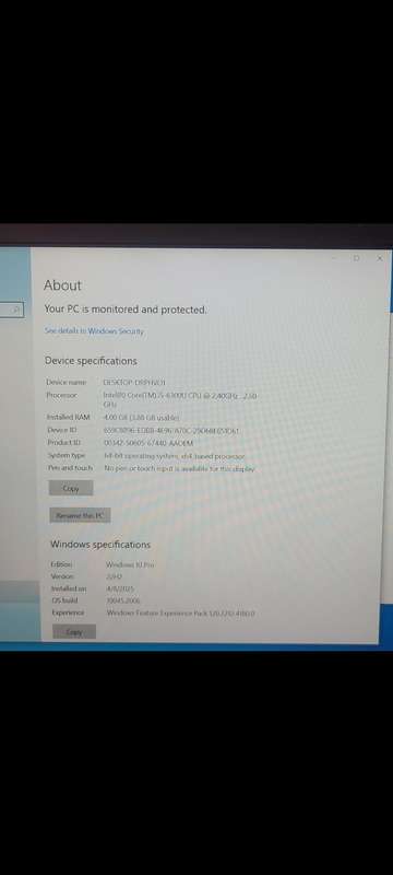 HP elitebook G3 Core i5 vPro 6th gen