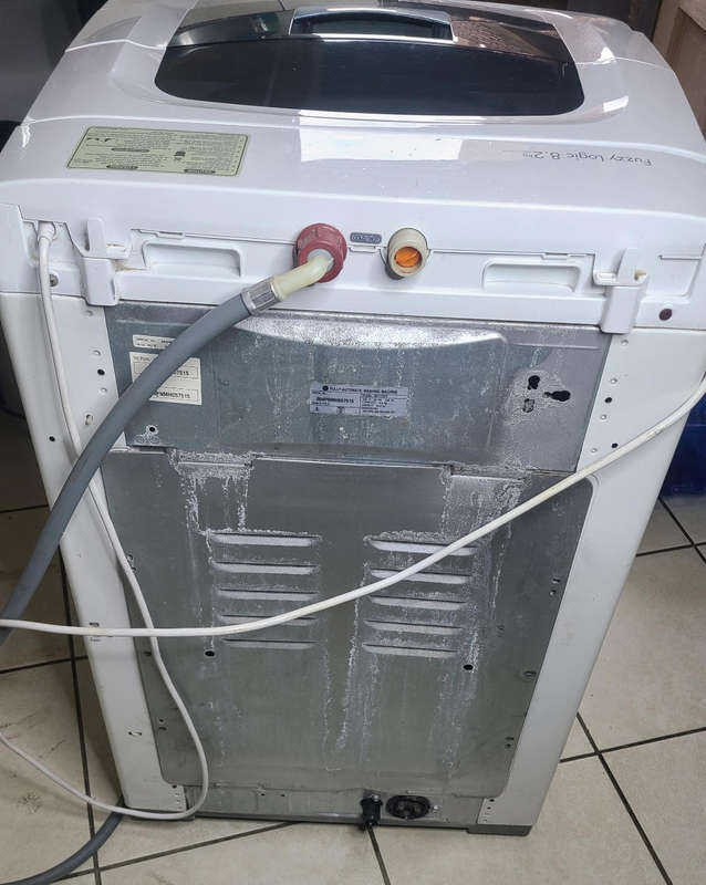 8.2kg LG turbo drum top loader washing machine