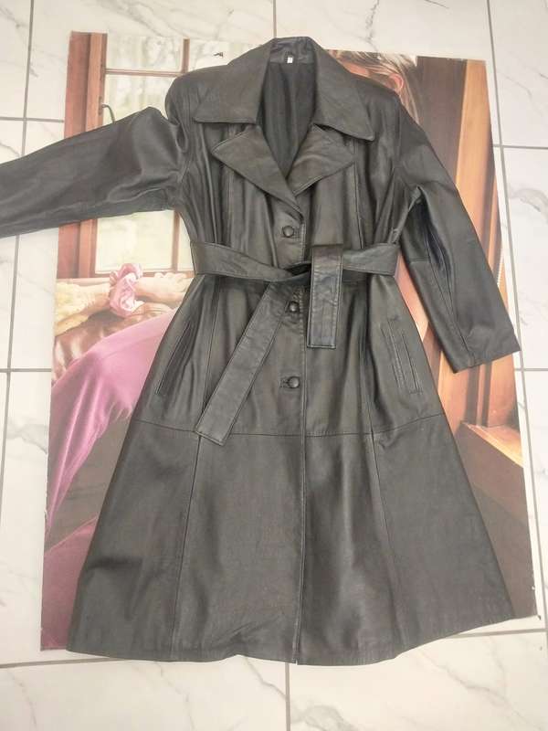 Women's Nappa Leather Trench Coat