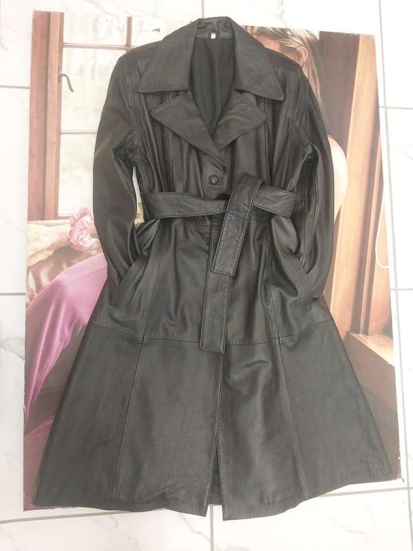 Women's Nappa Leather Trench Coat