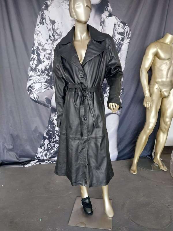 Women's Nappa Leather Trench Coat