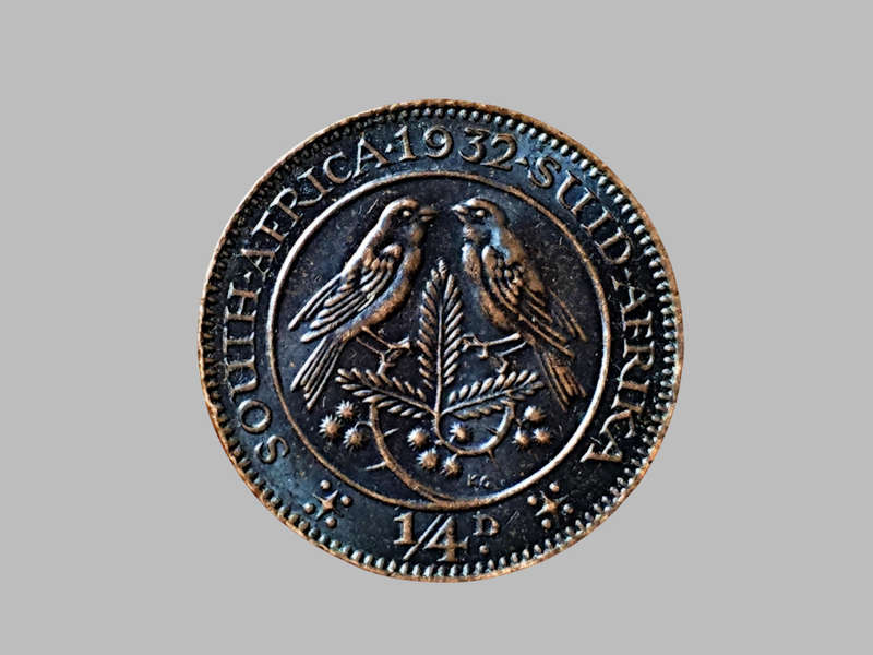 1932 Quarter Penny (George V) Union of South Africa