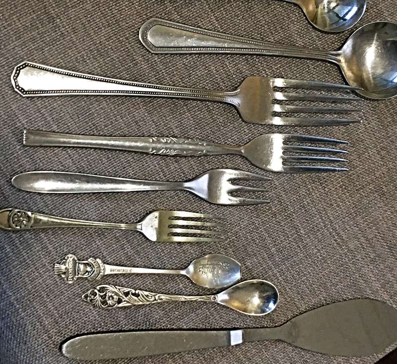 Vintage Mixed Cutlery Set  Assorted Forks, Spoons, & Collectible Pieces