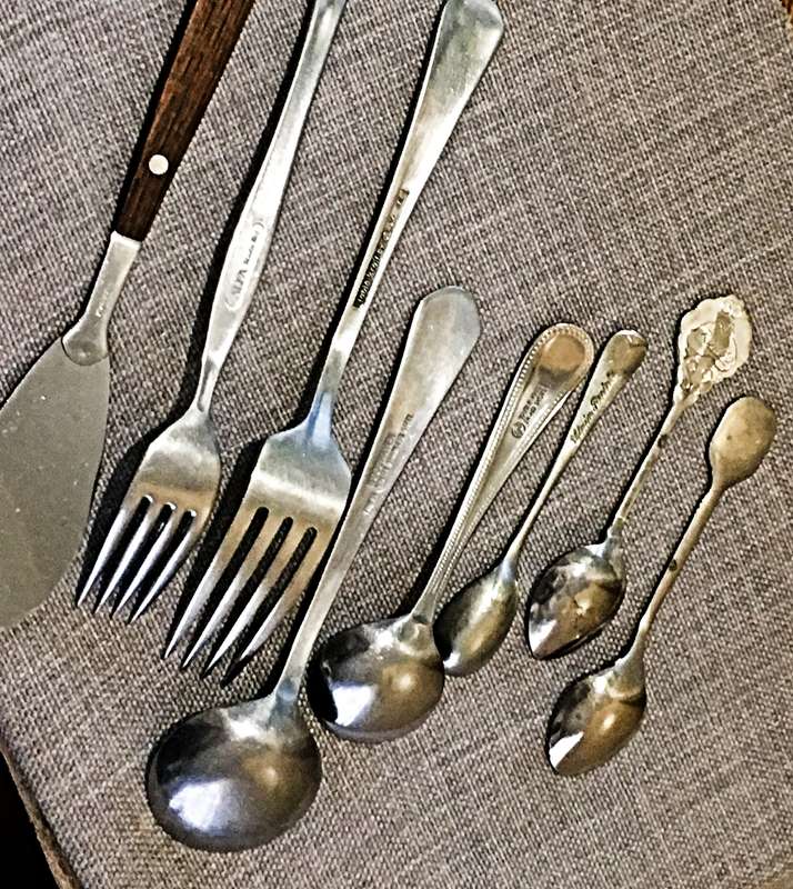 Vintage Mixed Cutlery Set  Assorted Forks, Spoons, & Collectible Pieces