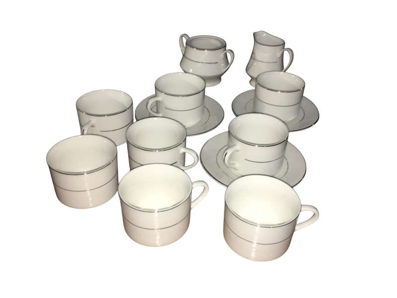 Tienshan Classic Gold Series Tea & Serve-ware Set in Pristine Condition