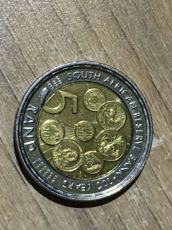 Gem - 5 Rand, South Africa, 2021 - SARB 100 Years
