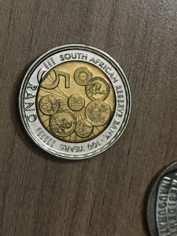 Gem - 5 Rand, South Africa, 2021 - SARB 100 Years