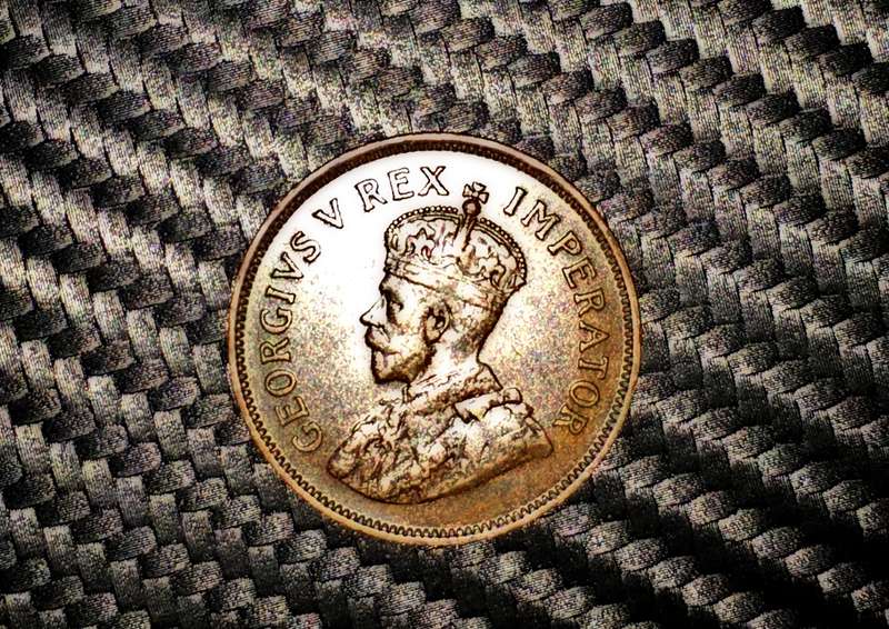 1924 Half Penny (George V)  Union of South Africa - KM# 13.1