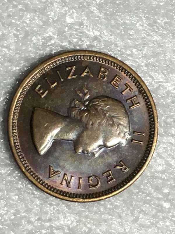 1959, 1/4 Penny (Elizabeth II) South Africa - KM# 44